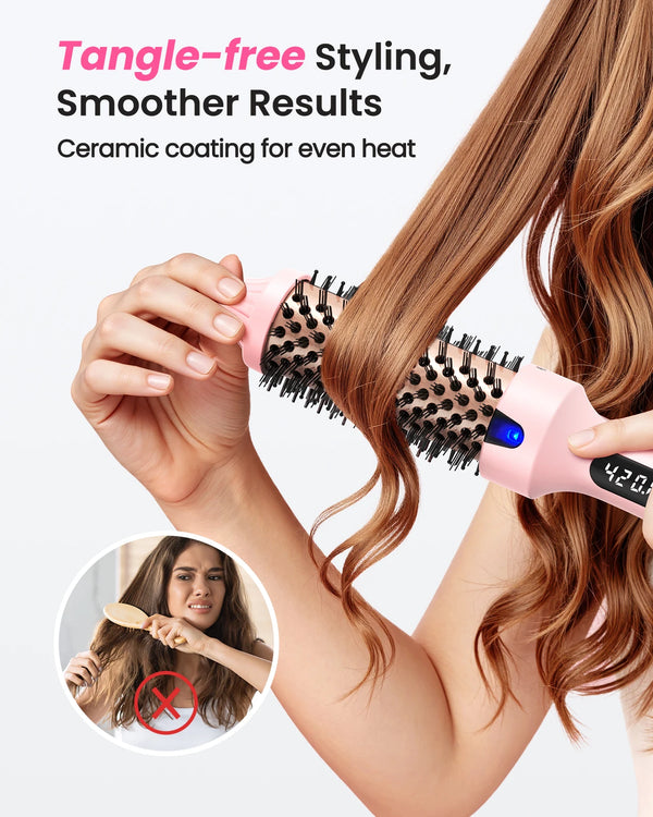 Easy Curl Heated Hair Brush